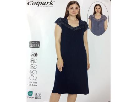 Ночная сорочка с рукавом 13553В