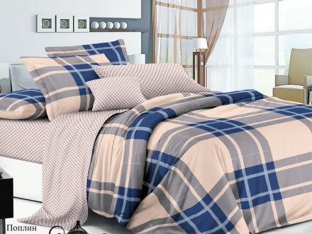 ПР-287 КПБ Райтекс Поплин 2,0 спальный (100%хлопок) 175*215 НА МОЛНИИ