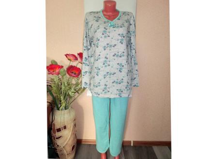 Домашний костюм футболка с длинным рукавом + брюки KS байка