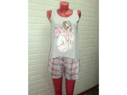 Домашний костюм  майка +шорты 3323