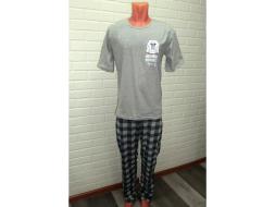 Домашний костюм мужской футболка+брюки 3-21