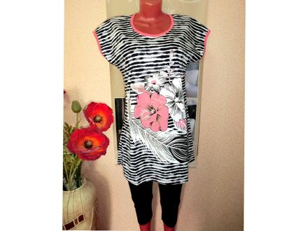 Домашний костюм футболка + бриджи Стайл