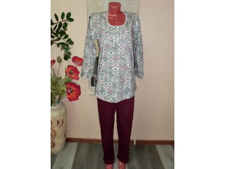 Домашний костюм футболка с длинным рукавом + брюки Евдокия №70