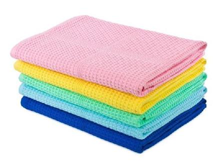 Полотенце Вафельное однотонное 100*150 (6шт)