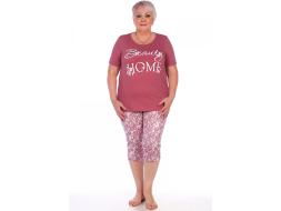 Домашний костюм футболка + бриджи 1493В