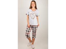 Домашний костюм футболка + бриджи 1770тк