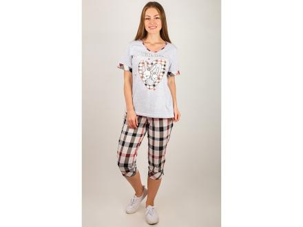 Домашний костюм футболка + бриджи 1770тк