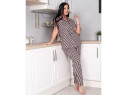 Домашний костюм  рубашка+брюки 425