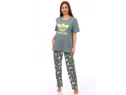 Домашний костюм футболка + брюки 553А
