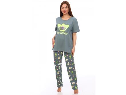 Домашний костюм футболка + брюки 553А