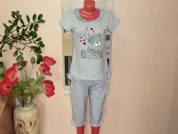 Домашний костюм футболка + бриджи Гуднайт