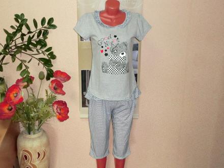 Домашний костюм футболка + бриджи Гуднайт