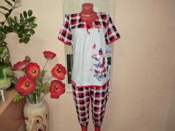 Домашний костюм футболка + бриджи ДК50