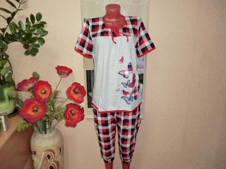 Домашний костюм футболка + бриджи ДК50