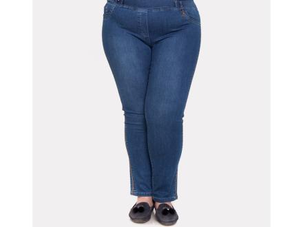 Брюки  джинса баталы 9813