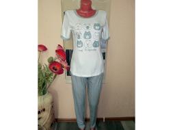 Домашний костюм футболка + брюки 0825-19