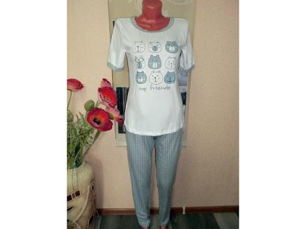 Домашний костюм футболка + брюки 0825-19
