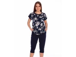 Домашний костюм футболка + бриджи 558В