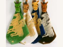 Салфетка Лошадь 36*36 с игрушкой ZXF727