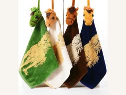 Салфетка Лошадь 36*36 с игрушкой ZXF728