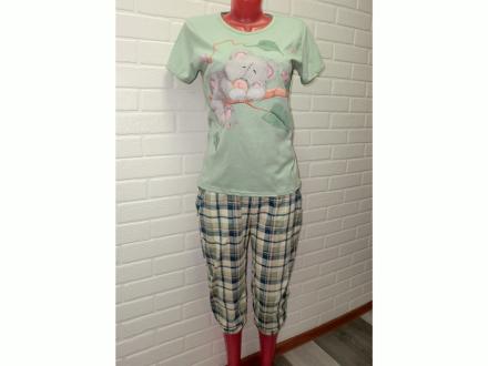 Домашний костюм  футболка +бриджи 1022 б