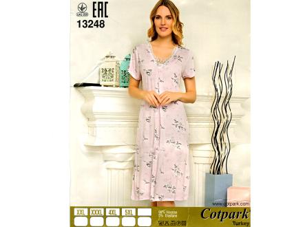 Ночная сорочка с рукавом 13248
