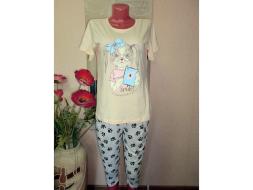 Домашний костюм футболка + бриджи КТК-221