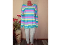 Домашний костюм футболка с длинным рукавом + брюки ТК-1085