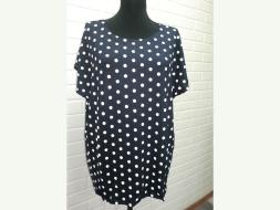 Футболка вискоза Горох/Геометрия/А1