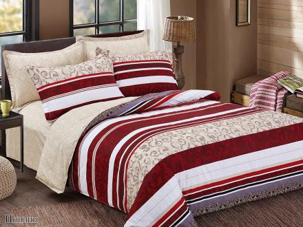 ПР-289 КПБ Райтекс Поплин 1,5 спальный (100%хлопок) 150*210 НА МОЛНИИ