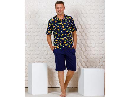 Домашний костюм мужской футболка+шорты 13-21