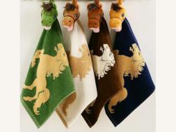 Салфетка Лошадь 36*36 с игрушкой ZXF736