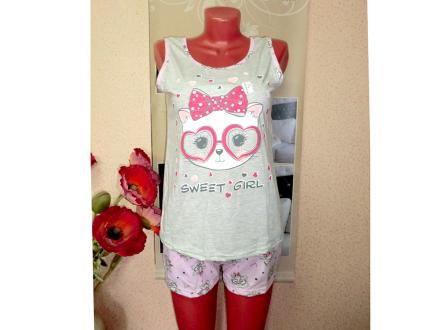 Домашний костюм майка + шорты 1284А