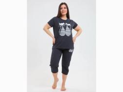 Домашний костюм футболка + бриджи Sebo ботал