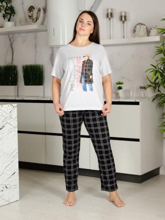 Домашний костюм  футболка +брюки Кери