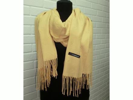 Шарф кашемировый однотонный