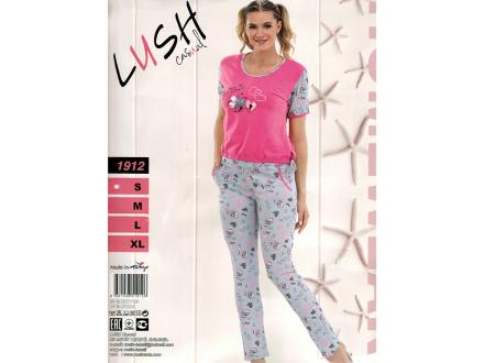 Домашний костюм футболка + брюки 1912