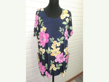 Футболка вискоза Цветы