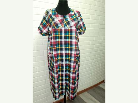 Халат трикотажный на молнии 708