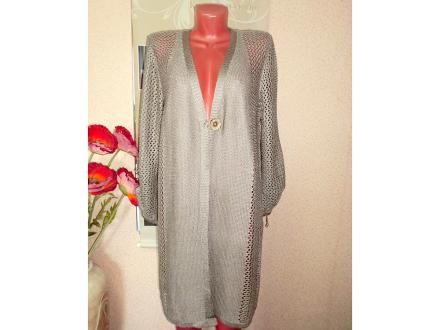 Накидка сетка с рукавом на пуговице