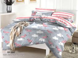 ПР-304 КПБ Райтекс Поплин 2,0 спальный (100%хлопок) 175*215 НА МОЛНИИ