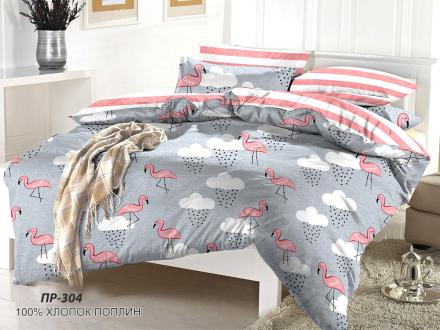ПР-304 КПБ Райтекс Поплин 2,0 спальный (100%хлопок) 175*215 НА МОЛНИИ