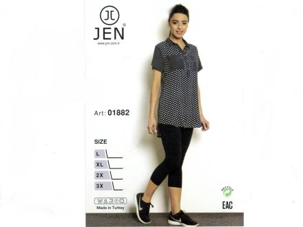 Домашний костюм рубашка + лосины 1882