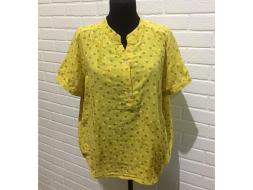 Рубашка женская муслиновая с коротким рукавом