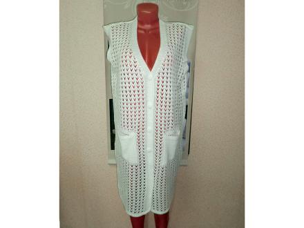 Накидка сетка удлиненная на пуговицах