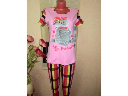 Домашний костюм футболка + бриджи 466