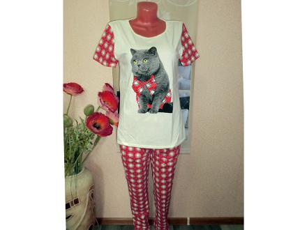 Домашний костюм футболка + брюки 403Б