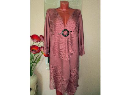 Накидка сетка укороченная с рукавом и застежкой