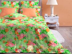 КПБ (Дуэт; 2 нав. 70*70; поплин) 5275/2 Сады Челси киви