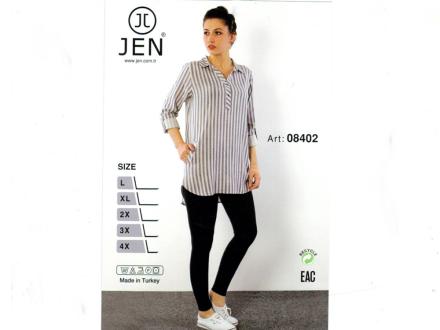 Домашний костюм рубашка + лосины 8402